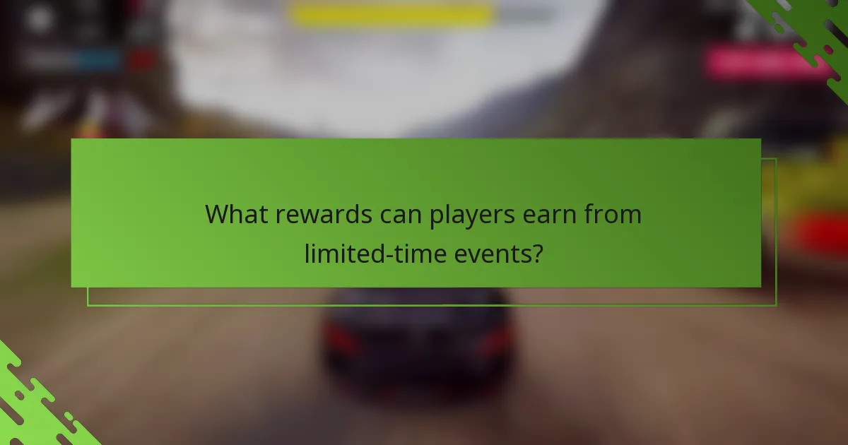 What rewards can players earn from limited-time events?